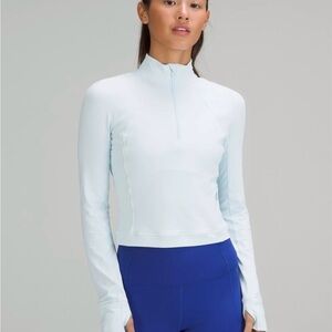 Lululemon It’s Rulu Cropped 1/4 zip Jacket